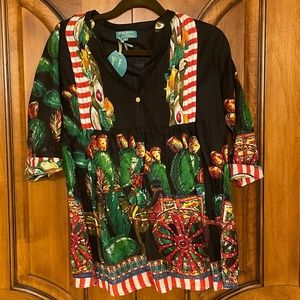 Antica Sartoria by Giacomo Cinque Printed Blouse